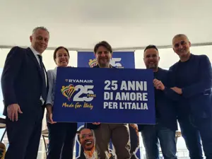 Ryanair festeggia 25 anni a Rimini