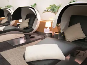 British Airways: Power Nap Pods nella nap lounge "Forty Winks"