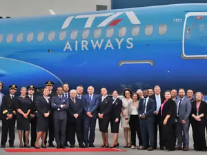 Il primo Airbus A220 livrea azzurra entra in flotta di ITA Airways