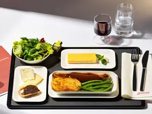 A bordo di Swiss i piatti gourmet di Bernadette Lisibach