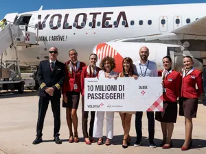 Volotea festeggia 10 milioni di passeggeri a Olbia