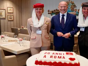 I 30 di Emirates a Fiumicino