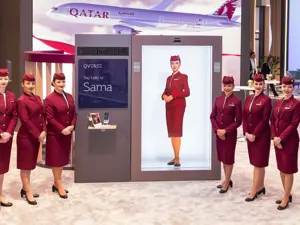 Il personale di bordo virtuale di Qatar Airways