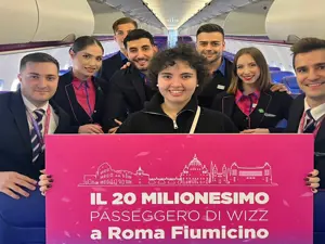 20 milioni di passeggeri a Fiumicino con Wizz Air