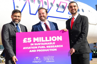 Wizz Air investe in Firefly, produttore SAF