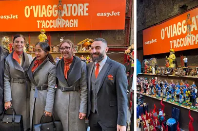 easyJet ha portato la magia del Natale nel cuore di Napoli