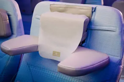 Il nuovo poggiatesta U-Dream di Emirates