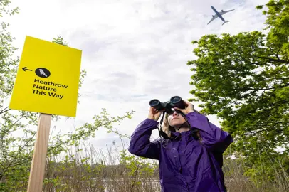 Heathrow apre una torre per l'osservazione degli uccelli