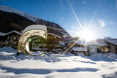 Courmayeur, nella cornice del Monte Bianco