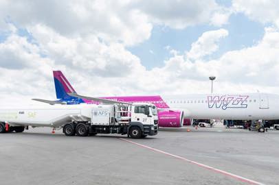 Wizz Air e MOL testano il SAF a Budapest