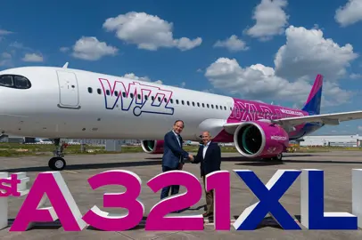Il nuovo Airbus A321XLR di Wizz Air