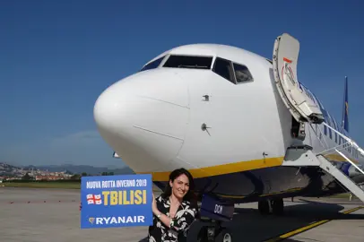 Decolla la nuova rotta Ryanair Milano Bergamo - Tbilisi