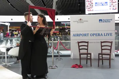 Musica lirica all'Aeroporto di Roma Fiumicino