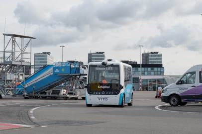 A Schiphol autobus elettrici a guida autonoma
