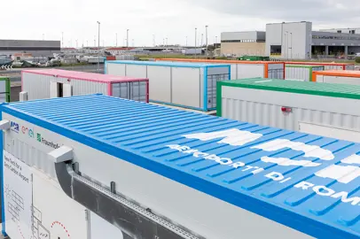 Impianto Pioneer all'aeroporto di Fiumicino
