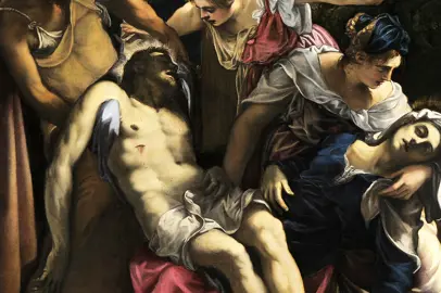 “La Deposizione di Cristo di Jacopo Tintoretto. Incontro romano di Tintoretto padre con Tintoretto figlio”