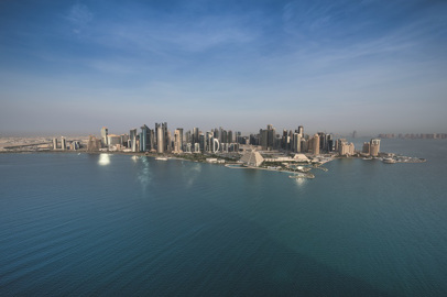 Lo splendido skyline di Doha 