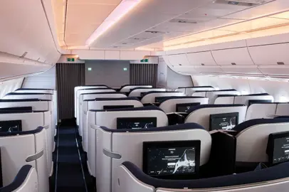 Nuova cabina Finnair per voli a lungo raggio da Helsinki