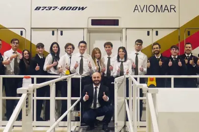 Gli allievi piloti formati da Aviomar e Ryanair a Roma