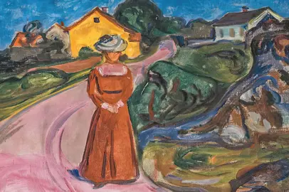 I dipinti di Edvard Munch all'aeroporto di Oslo