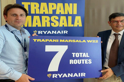  I voli invernali Ryanair dall'aeroporto di Trapani