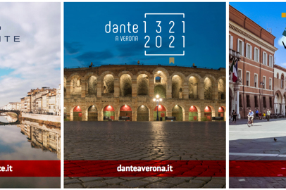 La celebrazione di Dante Alighieri a Ravenna, Firenze e Verona