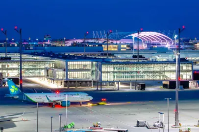 Il nuovo molo del Terminal 1 dell'aeroporto di Monaco
