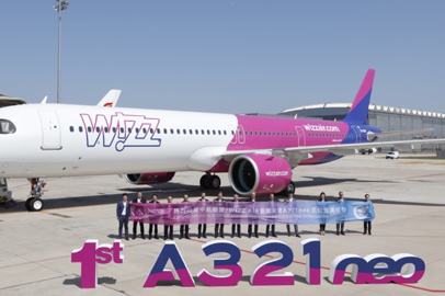 Wizz Air riceve un Airbus A321 neo dalla Cina