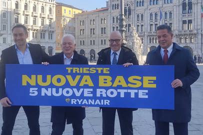 Nuova base Ryanair all’aeroporto di Trieste