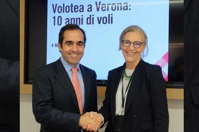 Volotea celebra 10 anni di attività a Verona