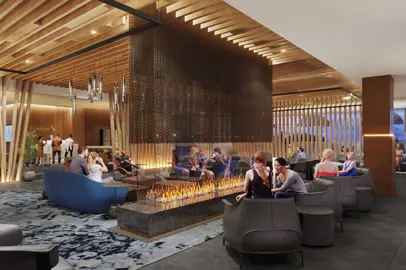 Le lounge Admirals Club di American Airlines a Washington