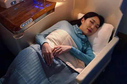 Il Loungewear della Business Class di Emirates