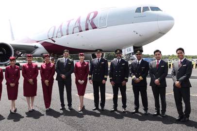 Qatar Airways al Farnborough Airshow