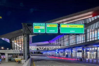 Il nuovo terminal C all'aeroporto LaGuardia di New York