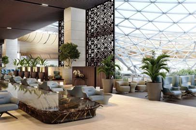 La nuova Al Mourjan Business Lounge, The Garden, di Qatar Airways