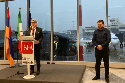 Malpensa: Flyone Armenia inaugura il volo Milano - Yerevan