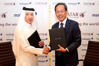 Qatar Airways e Malaysia Airlines rafforzano la loro partnership strategica