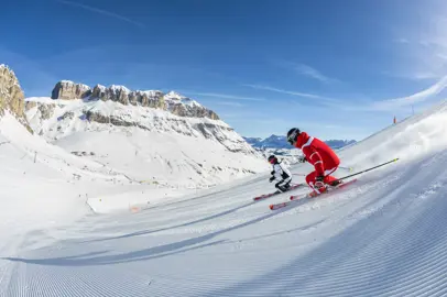 I paesaggi innevati di Arabba (Belluno)