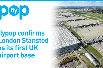 Flypop conferma Londra Stansted come aeroporto base in UK