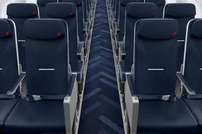 Le nuove cabine sugli Embraer 190 di Air France