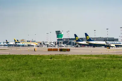 La ripresa dell'Aeroporto di Milano Bergamo