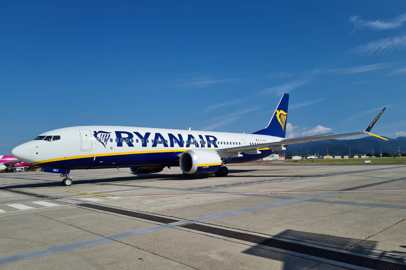 Aeroporto di Milano Bergamo: primo movimento B737-8200 Ryanair