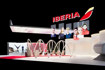 Iberia porta il suo nuovo A350 al Fitur