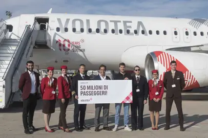 È di Verona il 50 milionesimo passeggero di Volotea