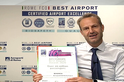 I vincitori del premio Aci Europe Best Airport Award per il 2020