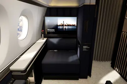 La nuova "First Class Suite Plus" di Lufthansa