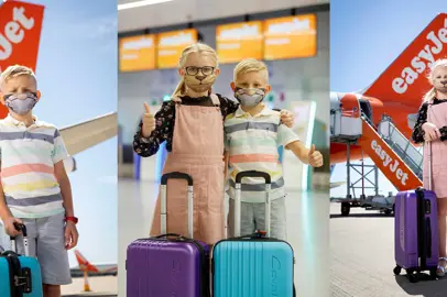 easyJet: mascherine speciali ispirate ai fumetti per i piccoli viaggiatori easyJet