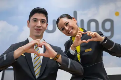 Amore ad alta quota con Vueling