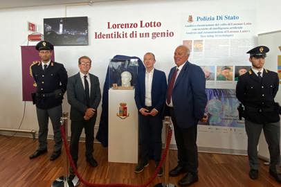 Identikit di Lorenzo Lotto all'Aeroporto di Milano Bergamo