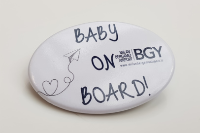 "Baby on Board"  all'Aeroporto di Milano Bergamo